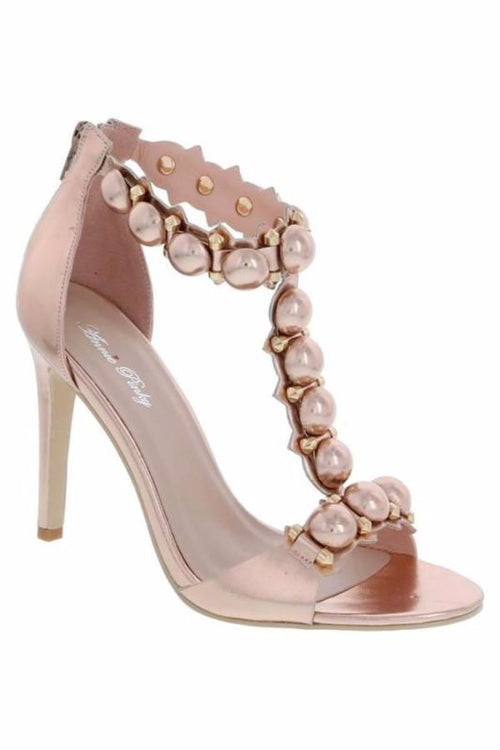 Willa Rose Gold Heel Sandal - shoe